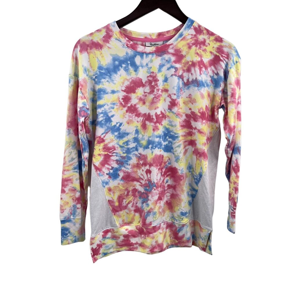 Roudelain Long Sleeve Tie Dye Lounge Sleep Top Size Small New‎